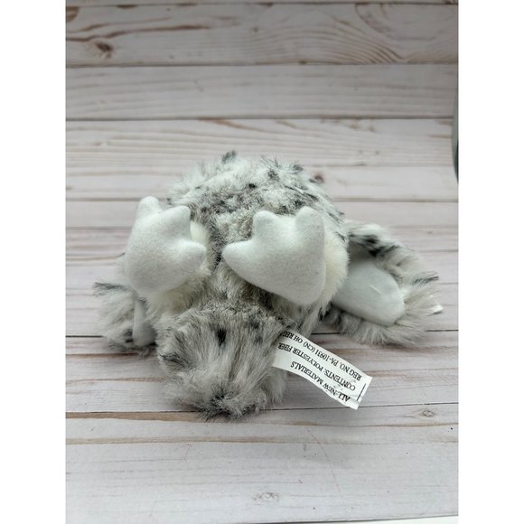 Legends Fuzzy Friends 7" Snowy White Spotted Owl 7" Plush Stuffed Animal Bird - Picture 4 of 7